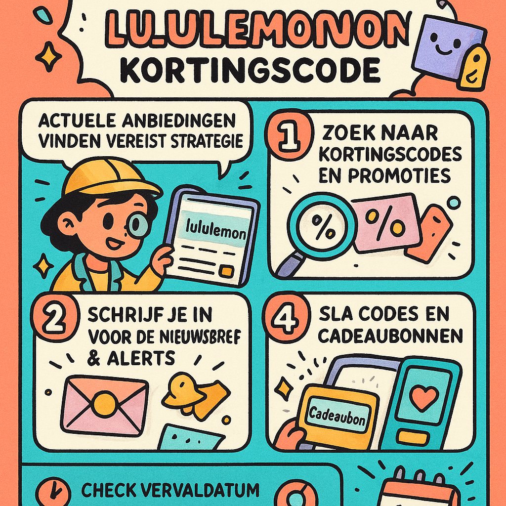 lululemon kortingscode - Cadeaubon